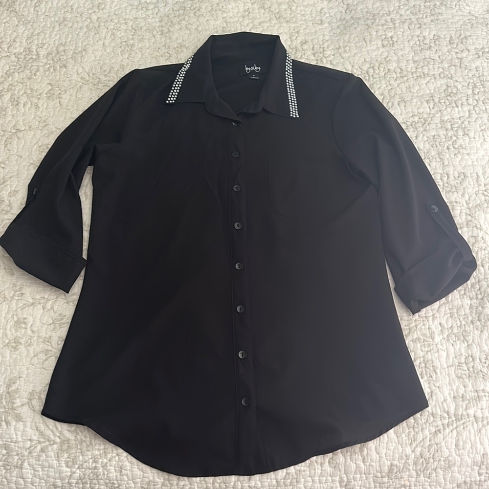 By & By Button-Down Top